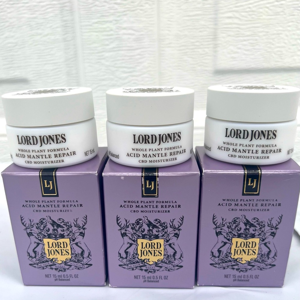3 x Lord Jones Acid Mantle Repair Face Moisturizer 15 ml/0.5 fl oz